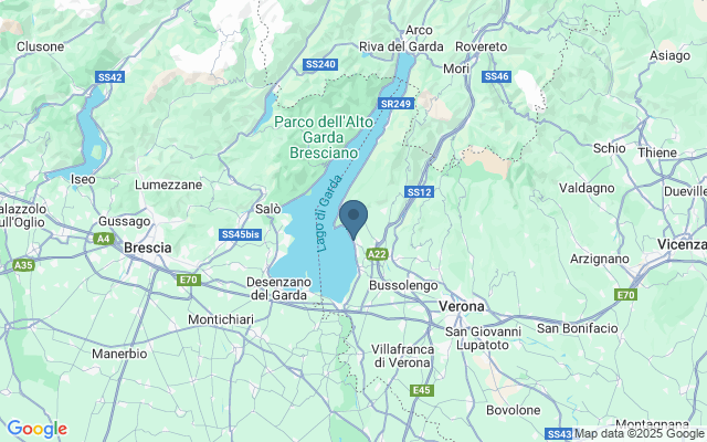 Kaart met locatie Canevaworld